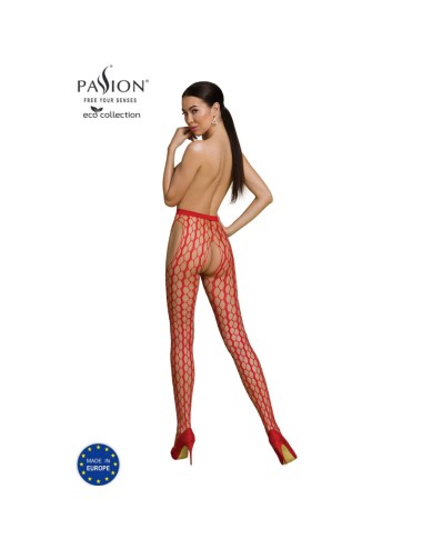 PASSION - ECO COLLECTION BODYSTOCKING ECO S007 RED