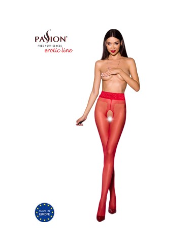 PASSION - TIOPEN 001 RED TIGHTS 3/4 20 DEN