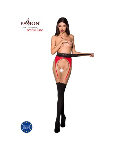 PASSION - TIOPEN 003 RED TIGHTS 3/4 20/40 DEN