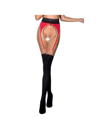 PASSION - TIOPEN 003 RED TIGHTS 3/4 20/40 DEN