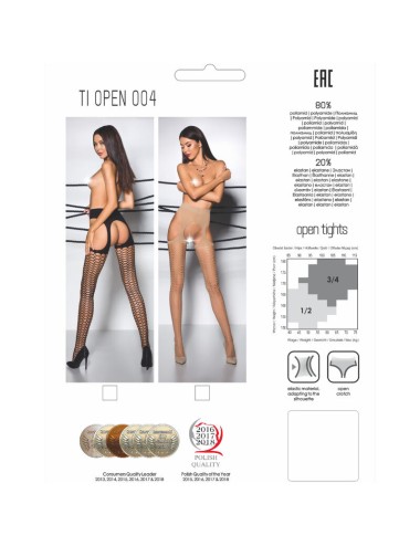 PASSION - TIOPEN 004 BLACK TIGHTS 1/2 40 DEN