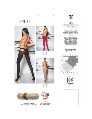 PASSION - TIOPEN 005 BLACK TIGHTS 1/2 60 DEN