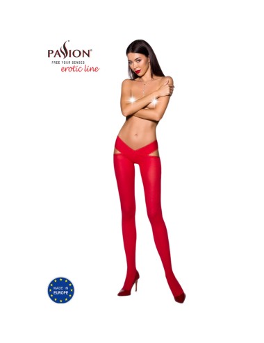 PASSION - TIOPEN 005 RED TIGHTS 3/4 60 DEN