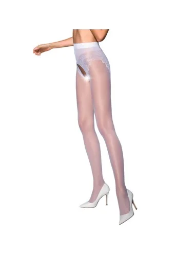PASSION - TIOPEN 006 WHITE TIGHTS 1/2 30 DEN