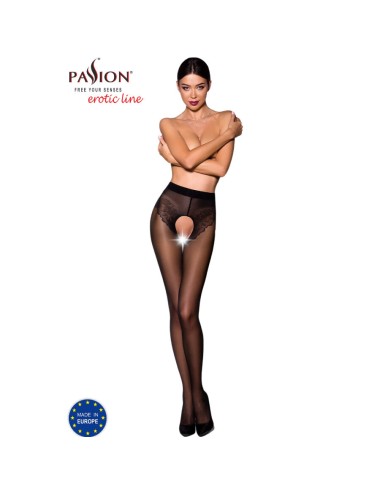 PASSION - TIOPEN 006 BLACK TIGHTS 1/2 30 DEN