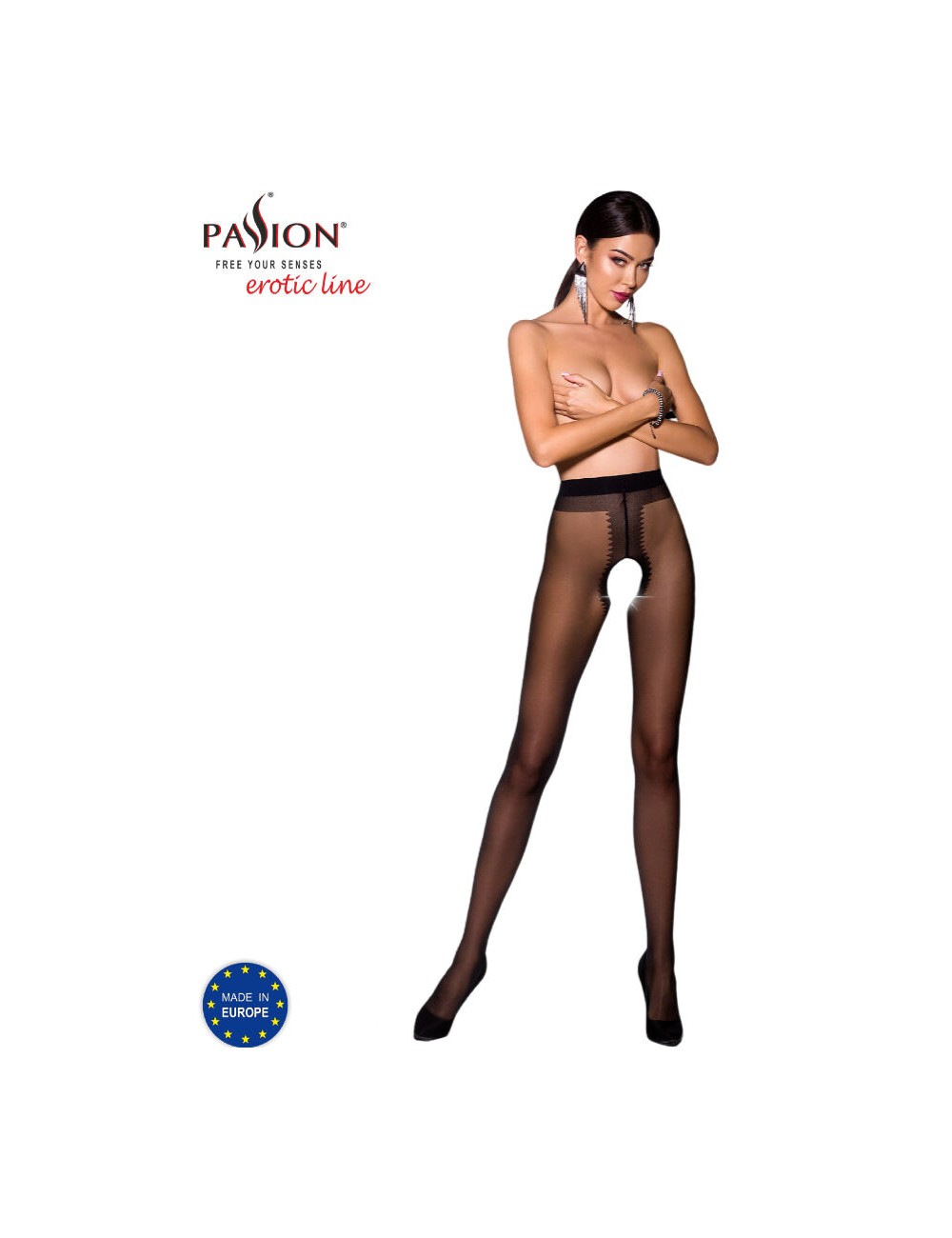 PASSION - TIOPEN 007 BLACK TIGHTS 1/2 20 DEN