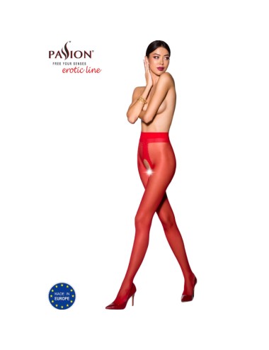 PASSION - TIOPEN 007 RED TIGHTS 1/2 20 DEN