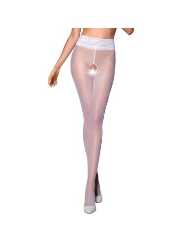 PASSION - TIOPEN 008 WHITE TIGHTS 1/2 30 DEN