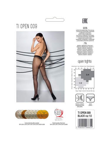 PASSION - TIOPEN 009 BLACK TIGHTS 3/4 20 DEN