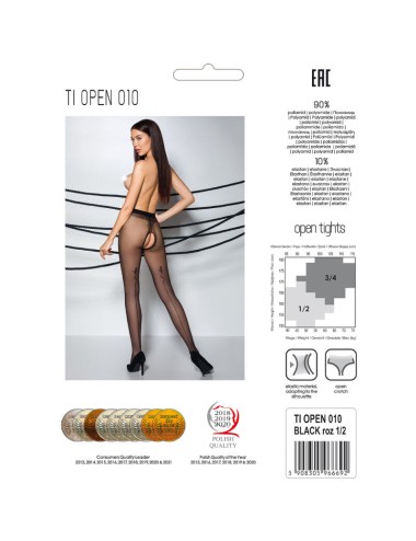 PASSION - TIOPEN 010 BLACK TIGHTS 1/2 20 DEN