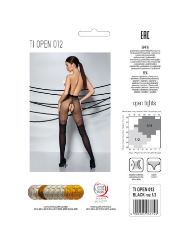 PASSION - TIOPEN 012 BLACK TIGHTS 1/2 20/40 DEN