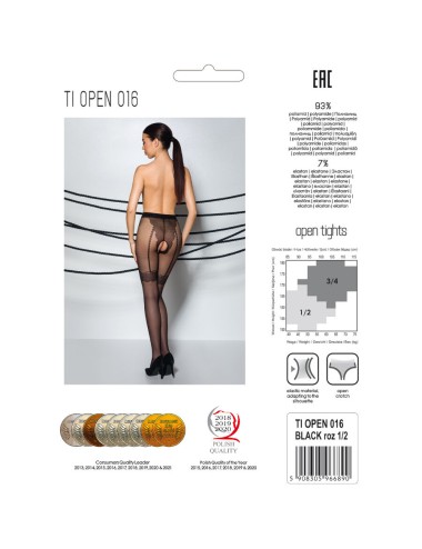 PASSION - TIOPEN 016 BLACK TIGHTS 1/2 20 DEN