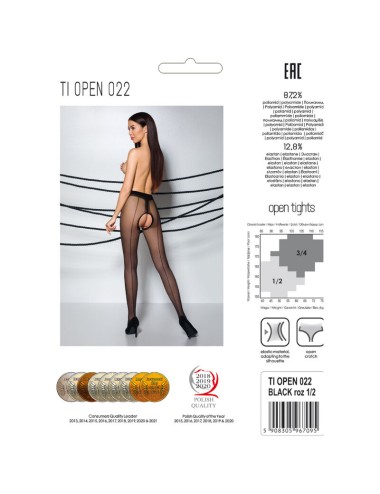 PASSION - TIOPEN 022 BLACK TIGHTS 1/2 20 DEN