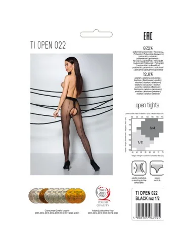 PASSION - TIOPEN 022 BLACK TIGHTS 3/4 20 DEN