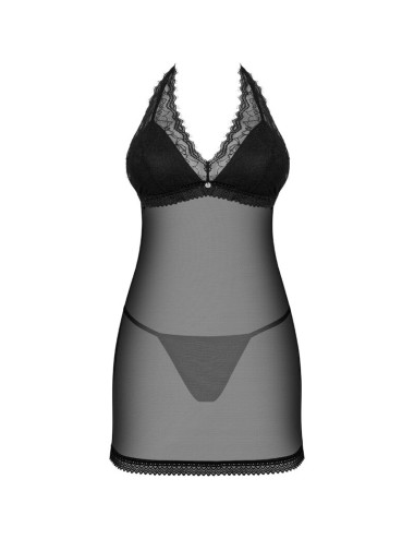 OBSESSIVE - MEDILLA CHEMISE & THONG XS/S