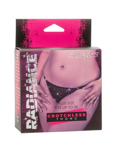 RADIANCE - CROTCHLESS THONG RHINE PLUS SIZE