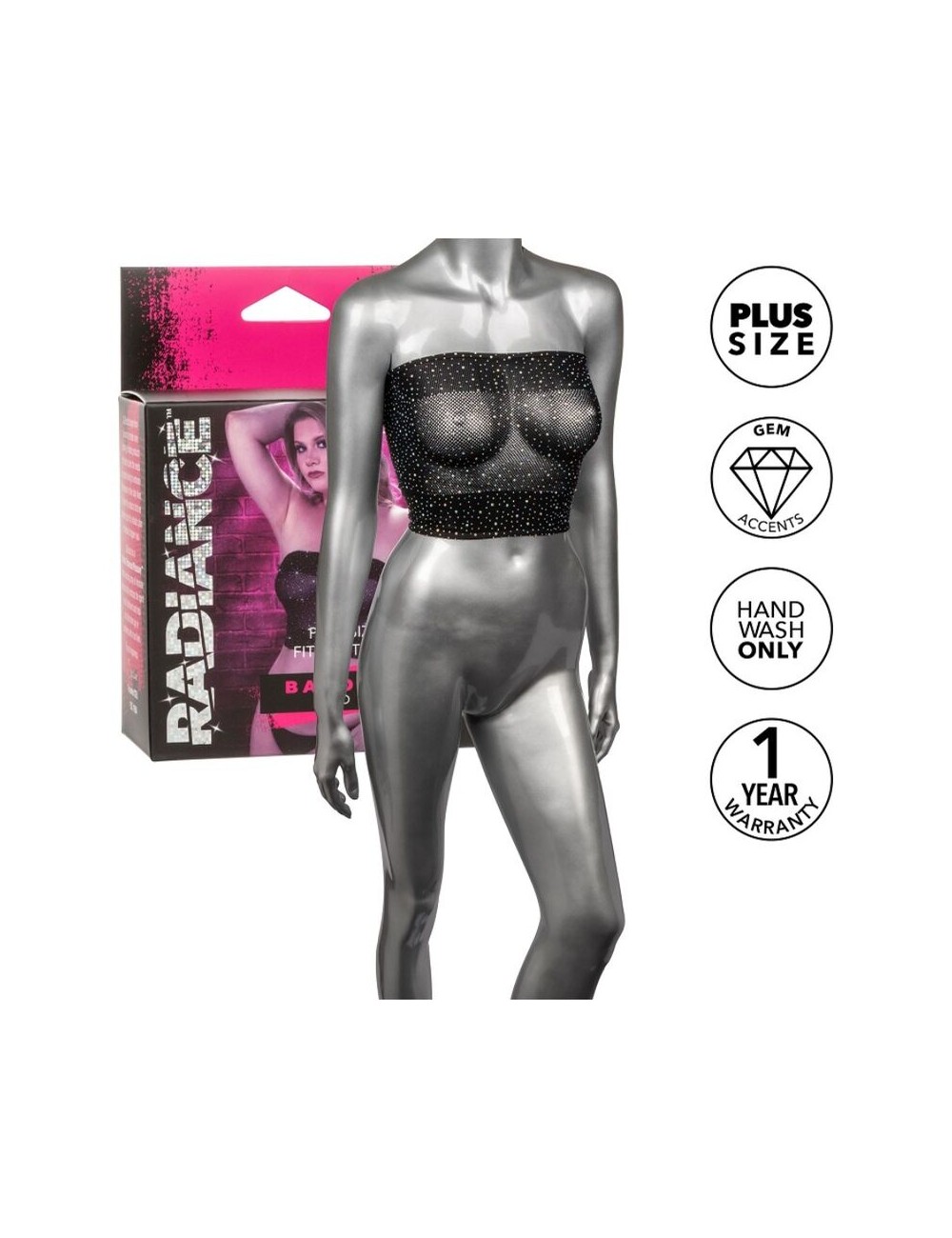 RADIANCE - BANDEAU TOP RHINE PLUS SIZE RADIANCE - BANDEAU TOP RHINE PLUS SIZE
