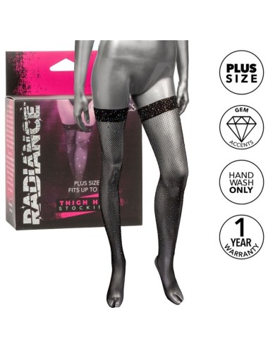 RADIANCE - THIGH HIGH STOCKINGS RHINE PLUS SIZE