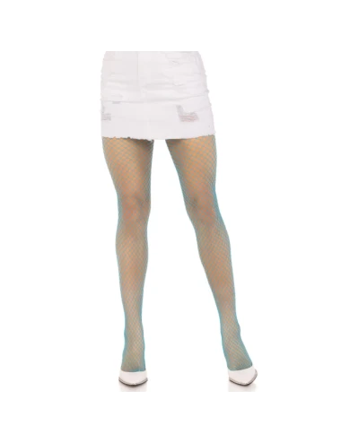 LEG AVENUE - LYCRA FISHNNET PANTYHOSE BLUE