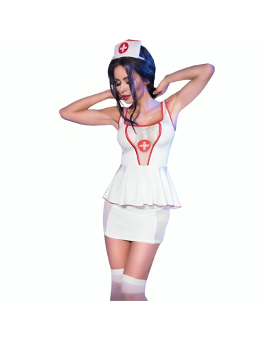 CHILIROSE - CR 4160 COSTUME NURSE TOP & SKIRT S/M