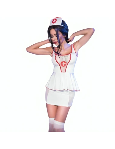 CHILIROSE - CR 4160 COSTUME NURSE TOP & SKIRT S/M