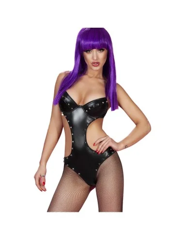 CHILIROSE - CR 3573 BODYSUIT BLACK S/M