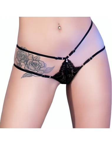 CHILIROSE - CR 4387 PANTIES BLACK L/XL