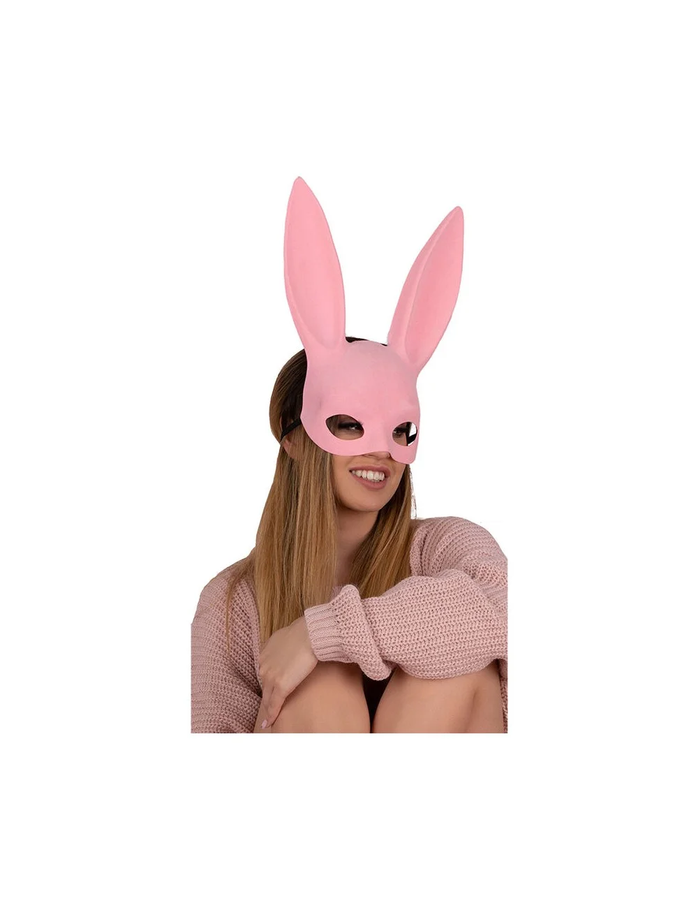 LIVCO CORSETTI FASHION - KOHU RABBIT PINK MJ009 MASK ONE SIZE LIVCO CORSETTI FASHION - KOHU RABBIT PINK MJ009 MASK ONE SIZE