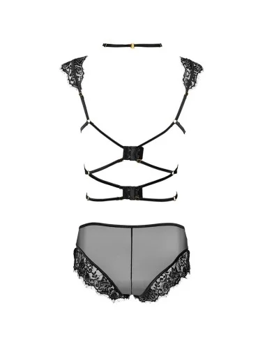 LIVCO CORSETTI FASHION - PALMENOM LC 90614 BRA + PANTY BLACK L/XL