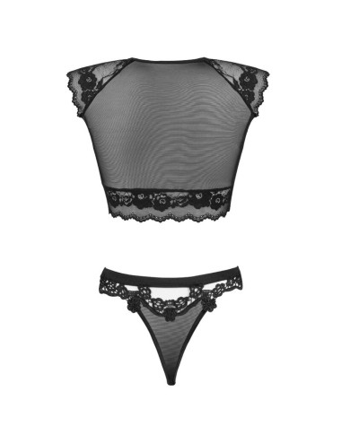 LIVCO CORSETTI FASHION - TIMOSAN LC 90631 BRA + PANTY BLACK L/XL