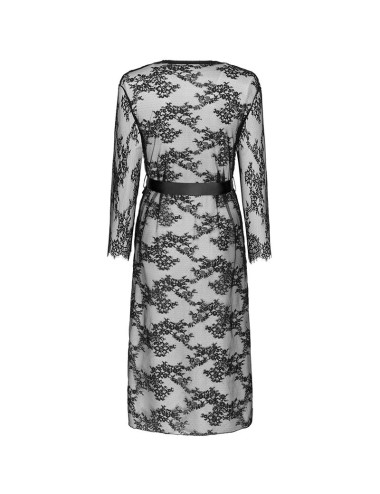 LIVCO CORSETTI FASHION - MOSTINA LC 90641 DRESSING G GOWN BLACK L/XL