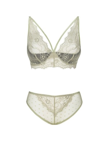 LIVCO CORSETTI FASHION - PINE LC 90667 BRA + PANTY KHAKI