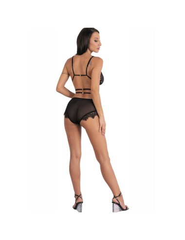 LIVCO CORSETTI FASHION - DREZNA LC 90733 BRA + PANTY BLACK L/XL