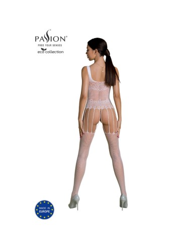 PASSION - ECO COLLECTION BODYSTOCKING ECO BS001 WHITE