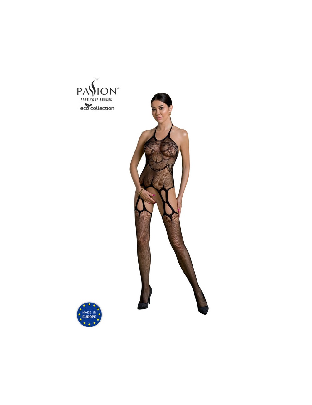 PASSION - ECO COLLECTION BODYSTOCKING ECO BS002 BLACK PASSION - ECO COLLECTION BODYSTOCKING ECO BS002 BLACK