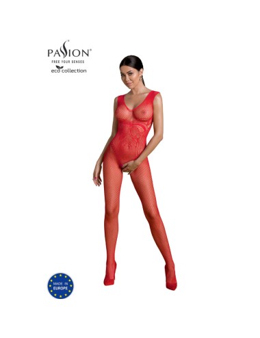 PASSION - ECO COLLECTION BODYSTOCKING ECO BS003 RED
