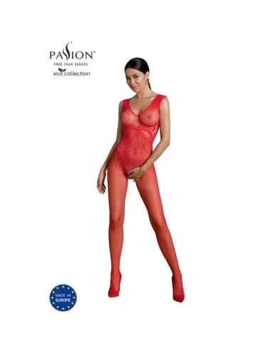 PASSION - ECO COLLECTION BODYSTOCKING ECO BS003 RED