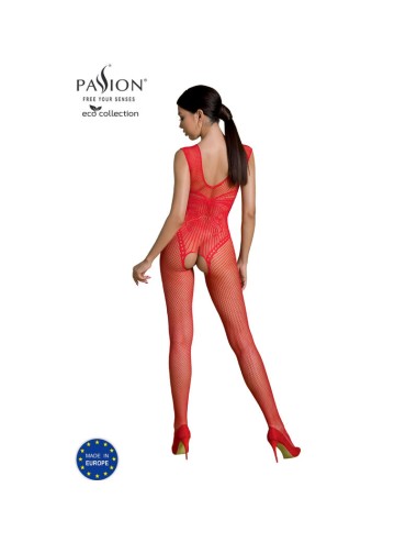 PASSION - ECO COLLECTION BODYSTOCKING ECO BS003 RED