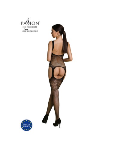 PASSION - ECO COLLECTION BODYSTOCKING ECO BS008 BLACK