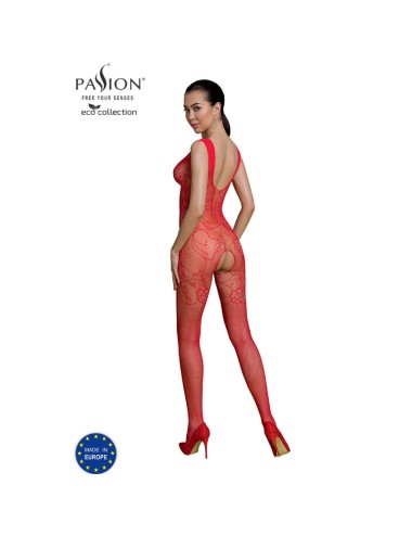PASSION - ECO COLLECTION BODYSTOCKING ECO BS012 RED