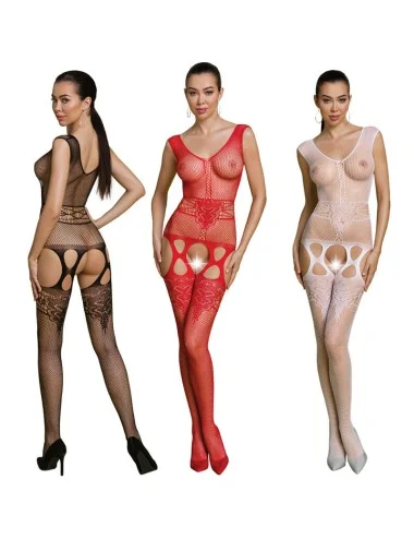 PASSION - ECO COLLECTION BODYSTOCKING ECO BS014 BLACK