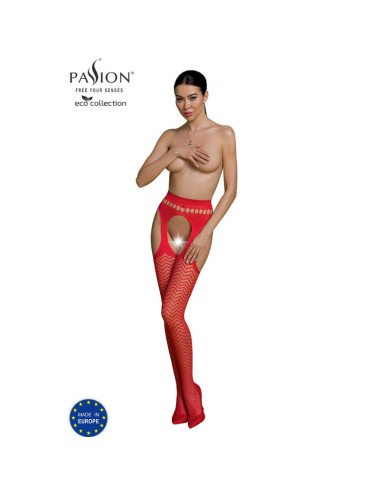 PASSION - ECO COLLECTION BODYSTOCKING ECO S002 RED