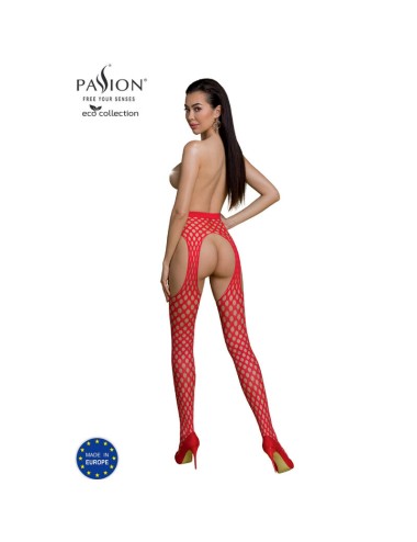 PASSION - ECO COLLECTION BODYSTOCKING ECO S003 RED