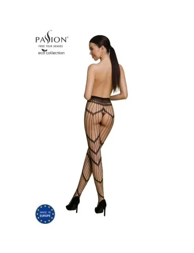 PASSION - ECO COLLECTION BODYSTOCKING ECO S006 BLACK
