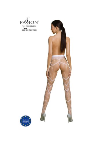 PASSION - ECO COLLECTION BODYSTOCKING ECO S006 WHITE