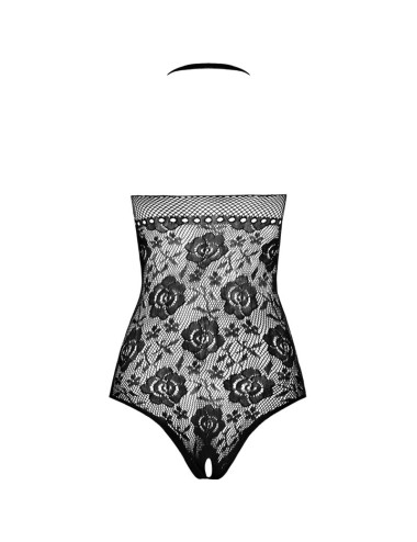 PASSION - BS094 BLACK BODYSTOCKING ONE SIZE