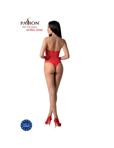 PASSION - BS094 RED BODYSTOCKING ONE SIZE