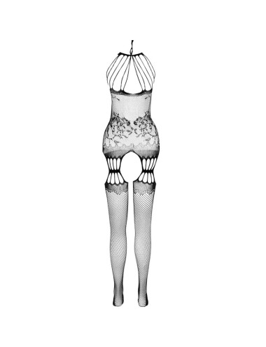 PASSION - BS095 BLACK BODYSTOCKING ONE SIZE