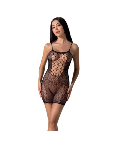 PASSION - BS096 BLACK BODYSTOCKING ONE SIZE