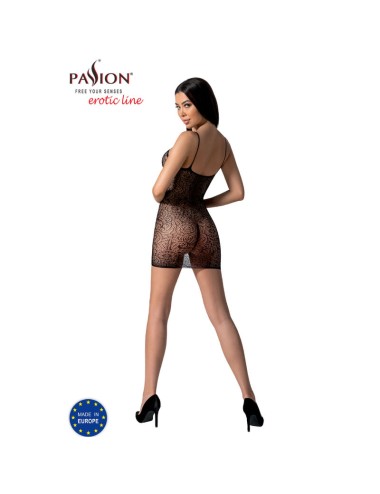 PASSION - BS096 BLACK BODYSTOCKING ONE SIZE